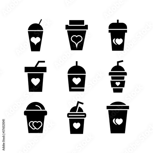 smoothie icon or logo isolated sign symbol vector illustration - high quality black style vector icons
