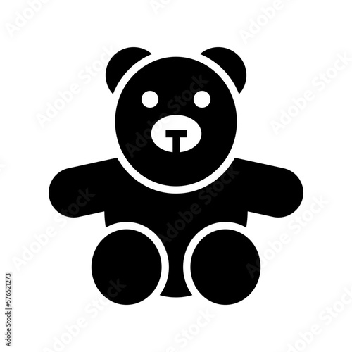 teddy bear icon or logo isolated sign symbol vector illustration - high quality black style vector icons 