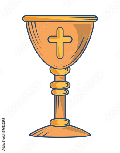 chalice with cross