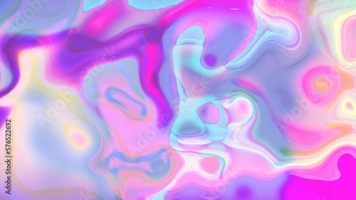 abstract colorful 4k Liquid Waves motion background © cdstock