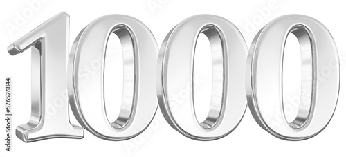 1000 Silver Number 