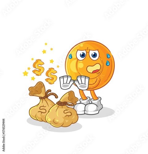 throat lozenges refuse money illustration. character vector