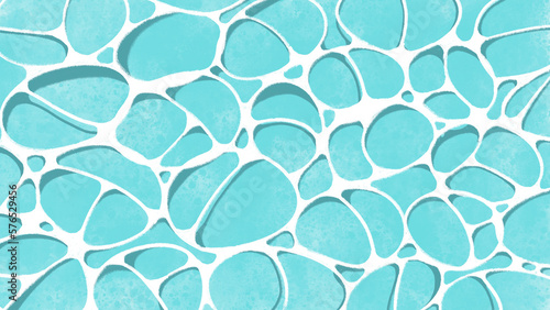 水面のイラスト素材　夏の海