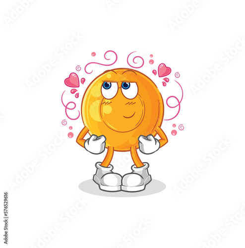 throat lozenges shy vector. cartoon character