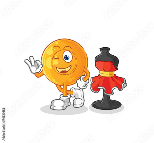 throat lozenges fashion designer vector. cartoon character