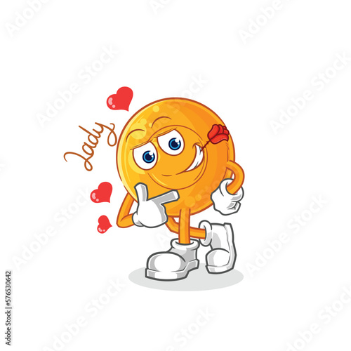 throat lozenges flirting illustration. character vector