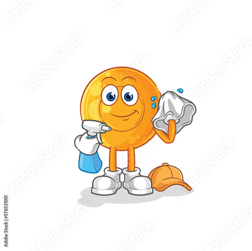 throat lozenges cleaner vector. cartoon character