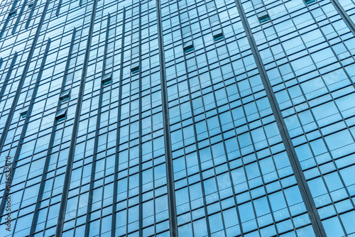 office building window close up.