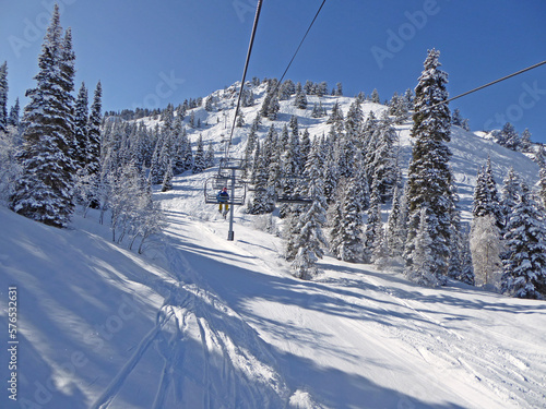 Powder Mountain Ski resort in Utah