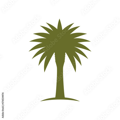 Date tree palm logo
