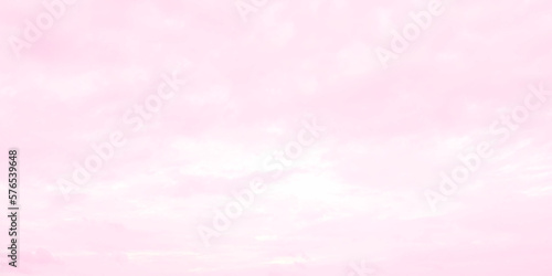Cloud background with a pastel colored. Pink pastel sky for background. Beautiful romantic dreamy clouds