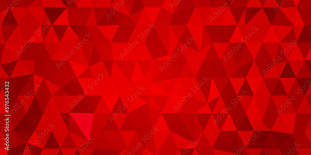 Red bright background with random triangle shapes. Red polygonal illustration background. Red bright background with random triangle shapes. Red polygonal illustration background.