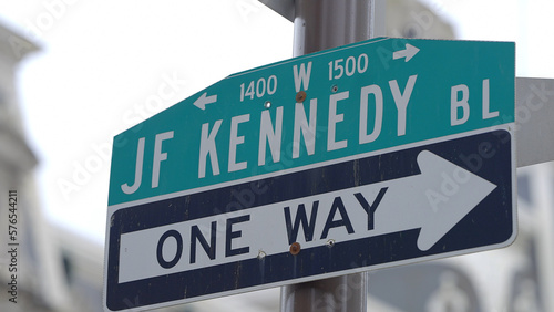 John F Kennedy Boulevard in Philadelphia - travel photography photo