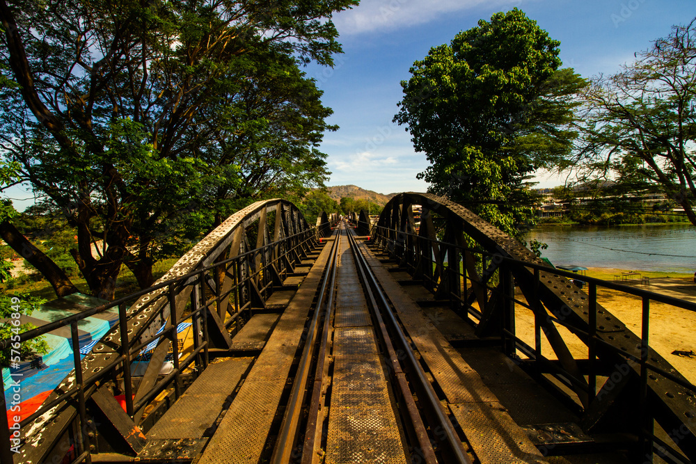 Fototapeta premium River Kwae bridge