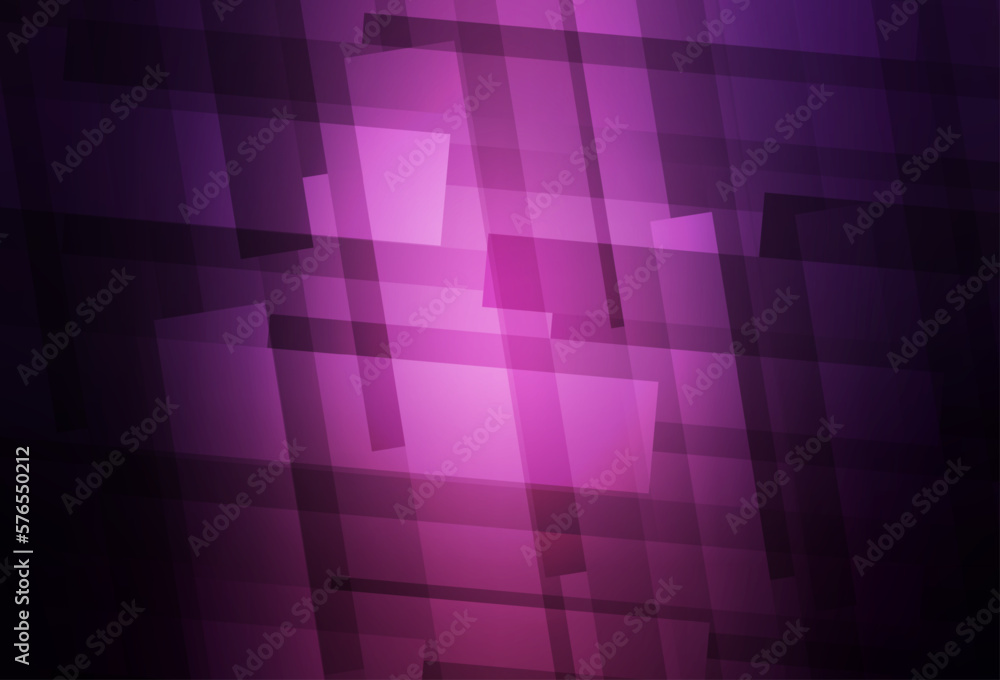 Obraz premium Dark Purple vector backdrop with rhombus.