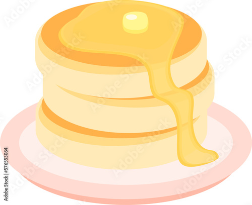 パンケーキ　バター