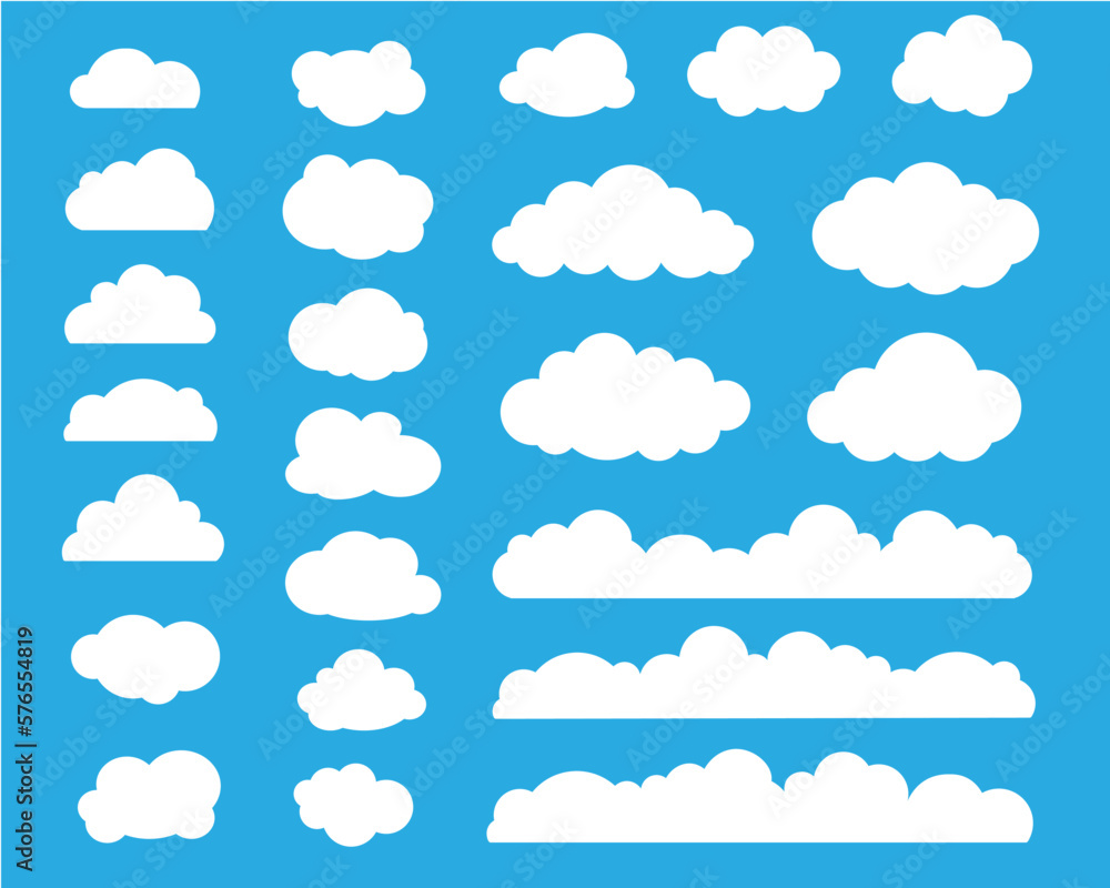 Clouds Vector / Ai Illustrator Clouds Vector / Ai Illustrator
