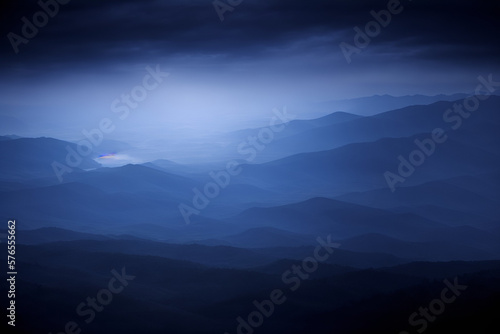 misty mountain landscape © Ahmed