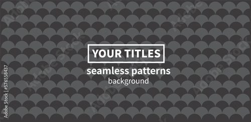 Make seamless pattern with geometric shapes, easy to apply for banner, background do use.