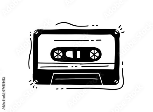 hand-drawn of Tape Recorder