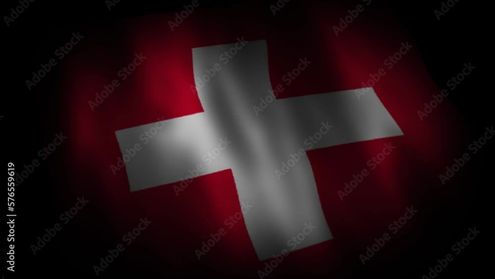 スイスの国旗 スイスの国旗