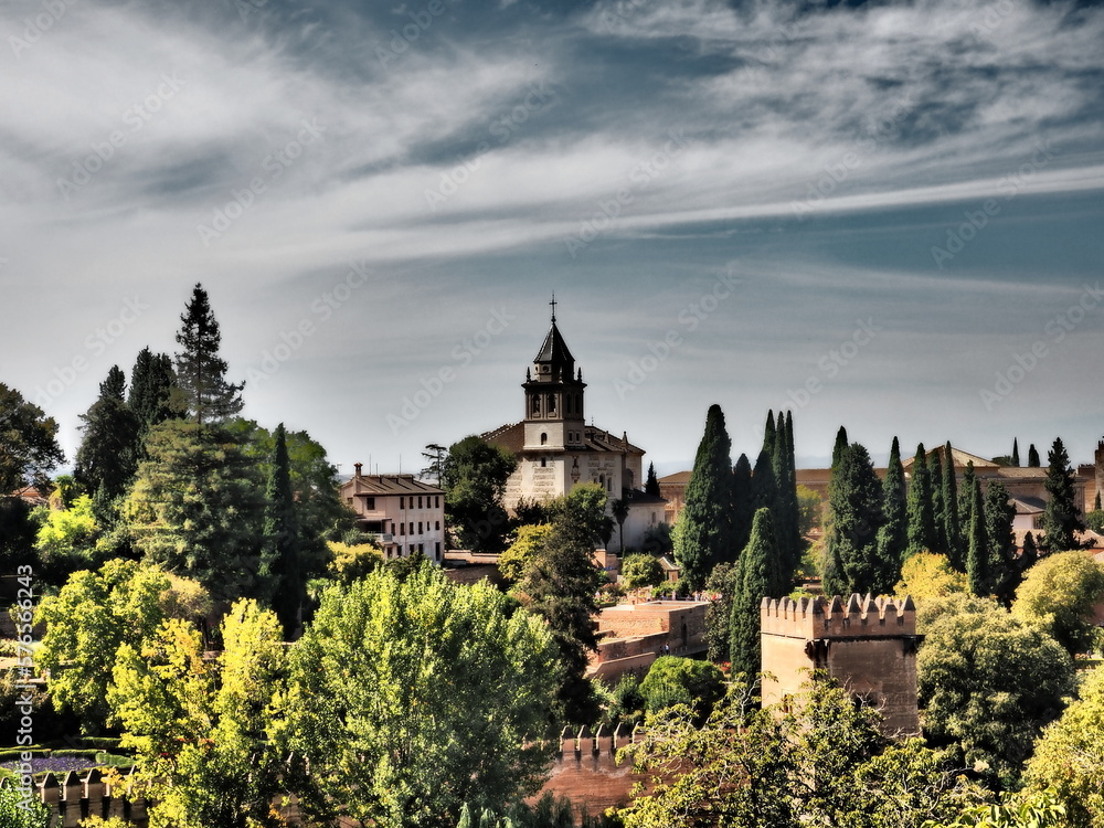 Vistas desde la Alhambra en Granada