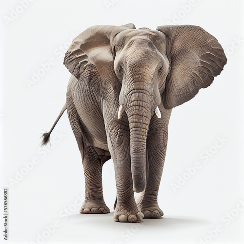 elephant isolated on white