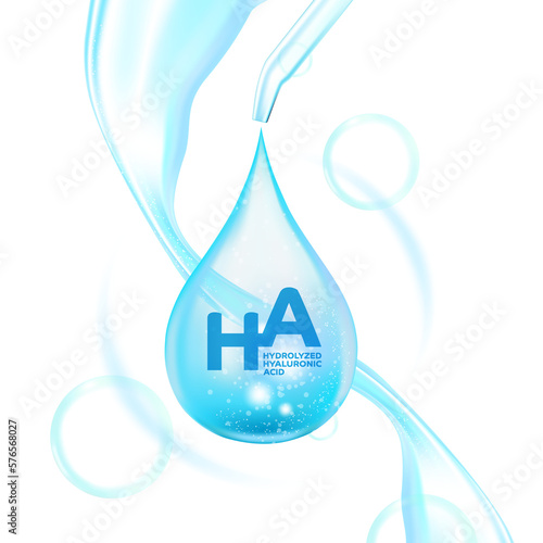 hydrolyzed hyaluronic acid serum Skin Care Cosmetic photo
