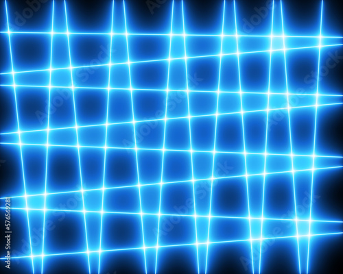 abstract neon blue background with lines