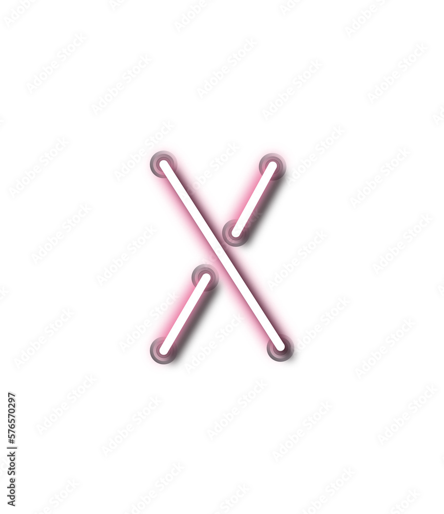 Obraz premium letter x
