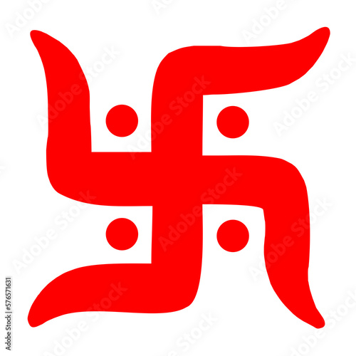 High resolution transparent Swasthika icon.