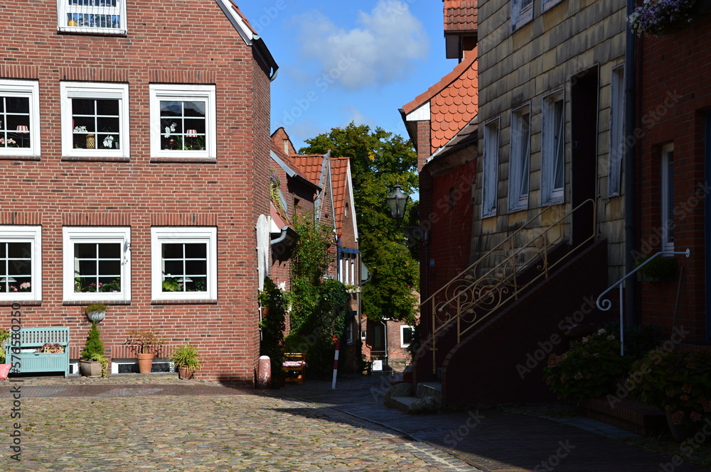 Historical Buildings in the Old Hanse Town Stade, Lower Saxony