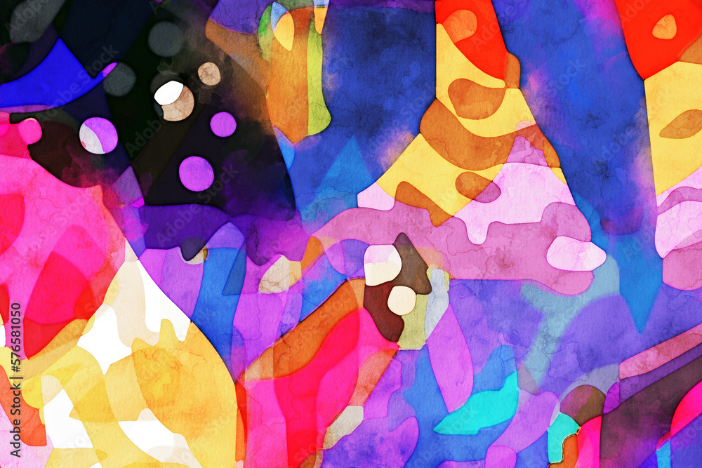 Fototapeta premium Beautiful colorful abstract geometric texture