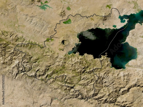 Bitlis, Turkiye. Low-res satellite. No legend photo