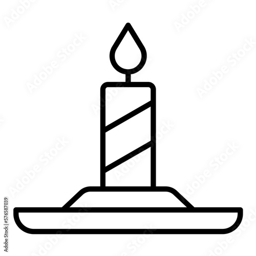 Candle Icon Style