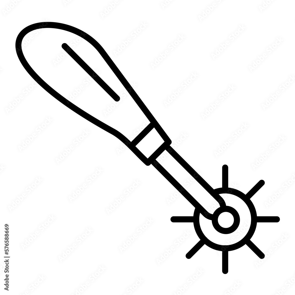 Tracing Wheel Icon Style Tracing Wheel Icon Style