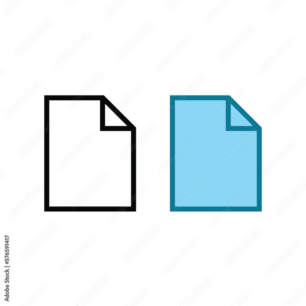 file logo icon illustration colorful and outline file logo icon illustration colorful and outline