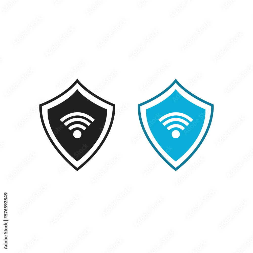 signal guard logo icon illustration colorful and outline signal guard logo icon illustration colorful and outline