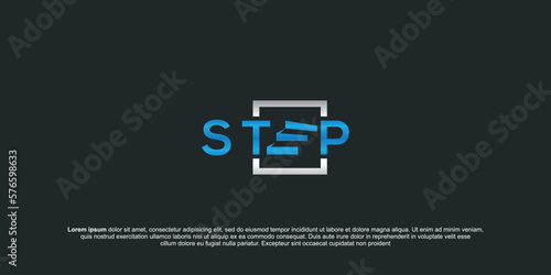 collection of Stairs On E Letter Logo Design