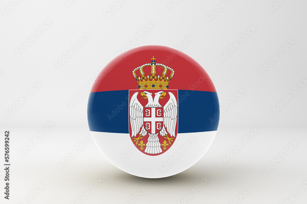 Obraz premium Serbia Flag