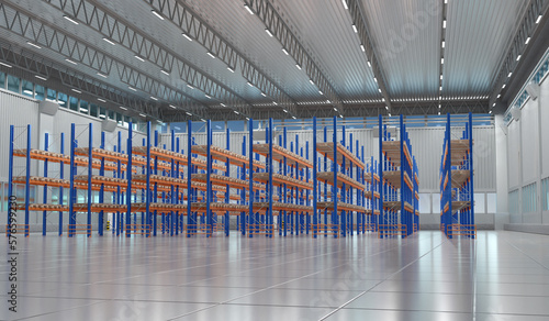 Warehouse interior. Storage...