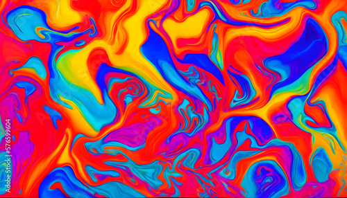 Colorful background with a swirl of paint and the word art on it.