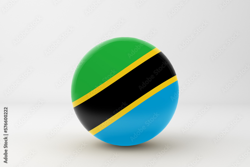 Fototapeta premium Tanzania Flag