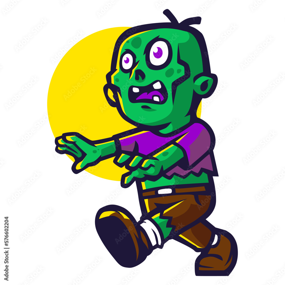Obraz premium Zombie Mascot