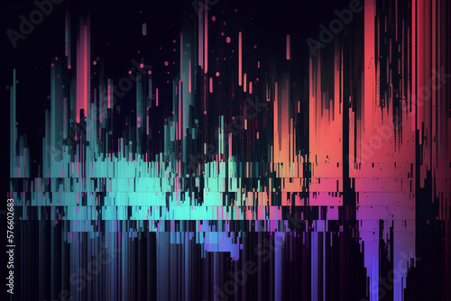 Abstract data mosh glitch background. Digital distortion background design.