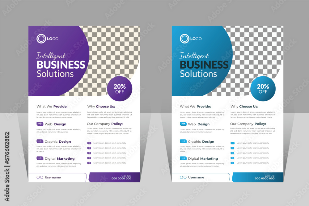 Corporate business flyer Clean and Minimal design a4 template Corporate business flyer Clean and Minimal design a4 template