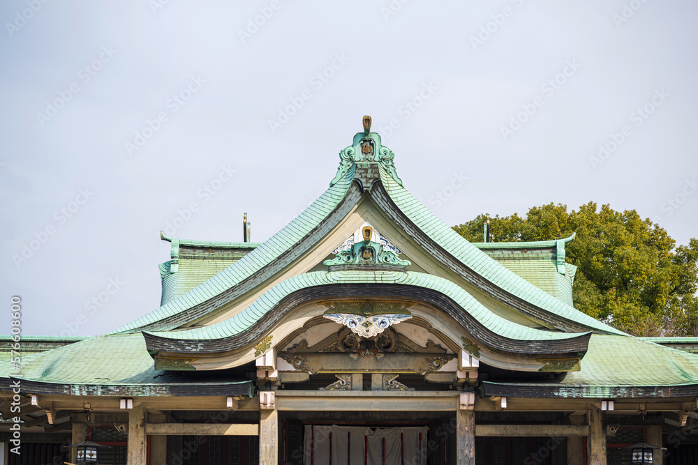 大坂城 豊国神社の本殿 大坂城 豊国神社の本殿