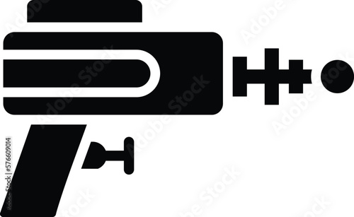 Laser gun Vector Icon Design Illustration