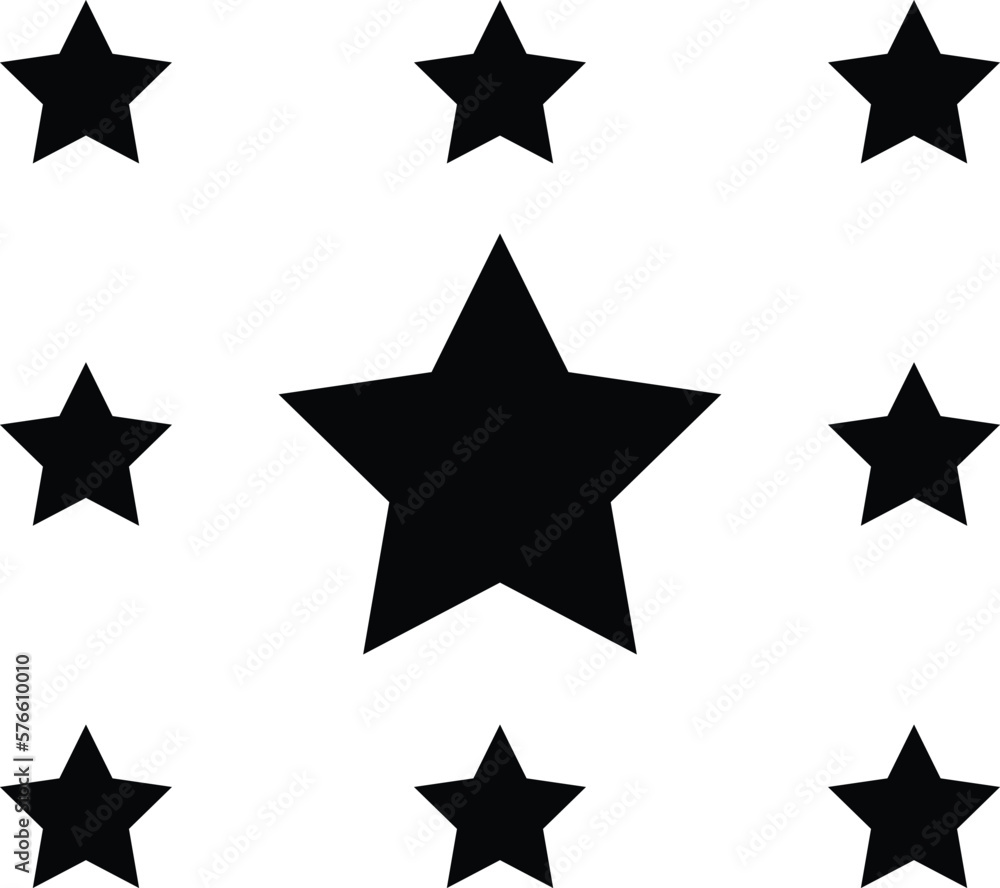 Obraz premium Star Vector Icon Design Illustration