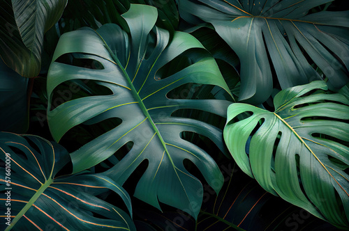 tropical leaves background